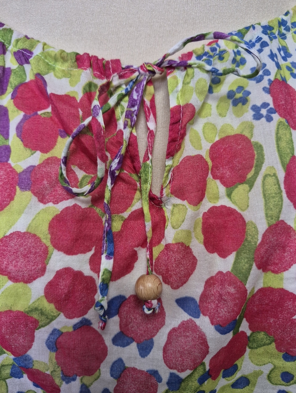 Marimekko Kukkameri Cotton Tunic Size L - Picture 5 of 10